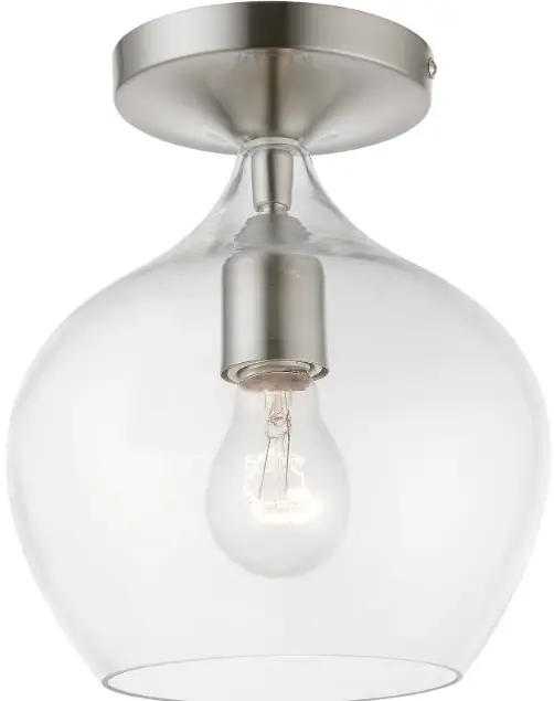 Livex-Lighting-49087-8-Inch-Brushed-Nickel-Semi-Flush-Ceiling-Light-PRO