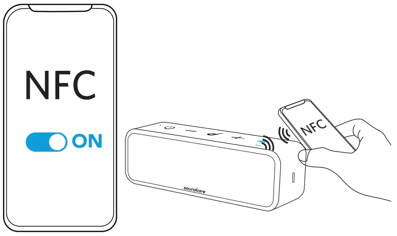 Soundcore A3125 Select 2 Portable Bluetooth Speaker - NFC Mode