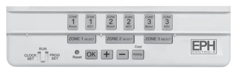 EPH CONTROLS R37-RF 3 Zone RF Programmer Instruction 2