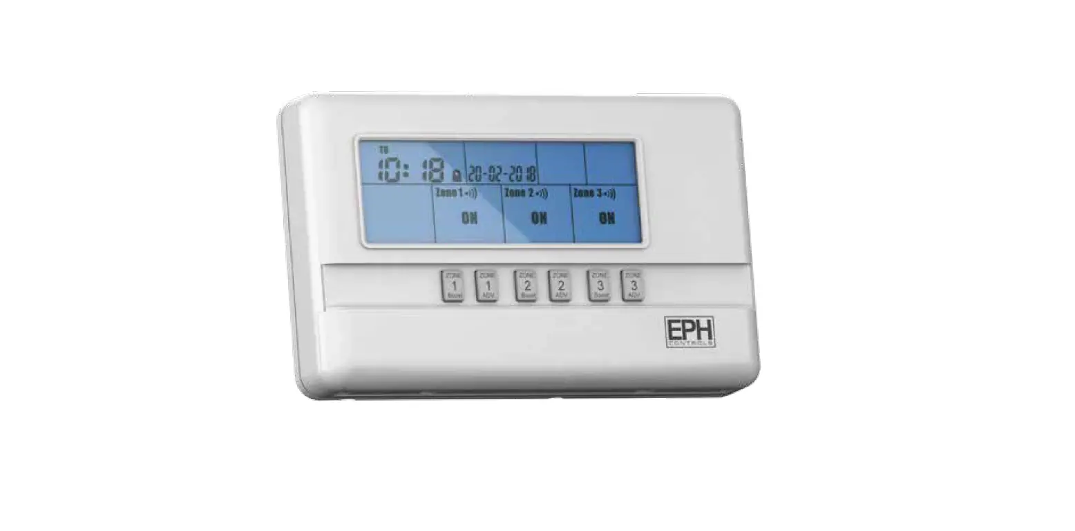 Eph Controls R37-rf 3 Zone Rf Programmer Instruction Manual Eph Controls R37-rf 3 Zone Rf Programmer Instruction Manual