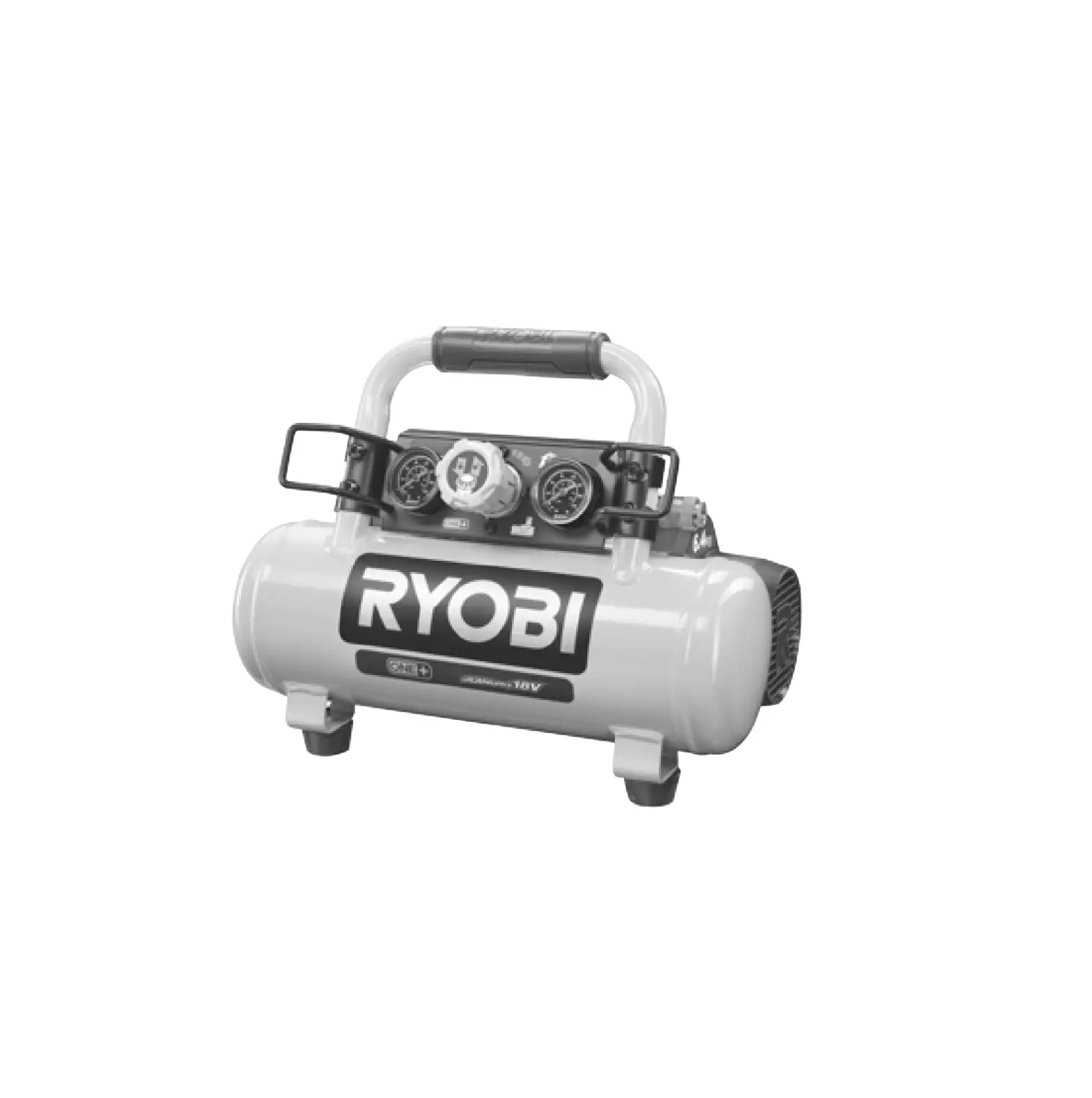 Ryobi R18ac-0 Oil-free Coaxial Battery Compressor User Manual