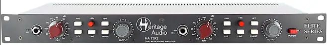 Heritage Audio HA-73X2 Dual Channel Microphone Preamp