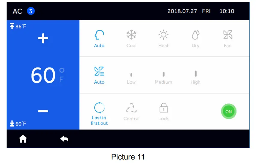 Airwell RWV09 Central Controller - Figure 14