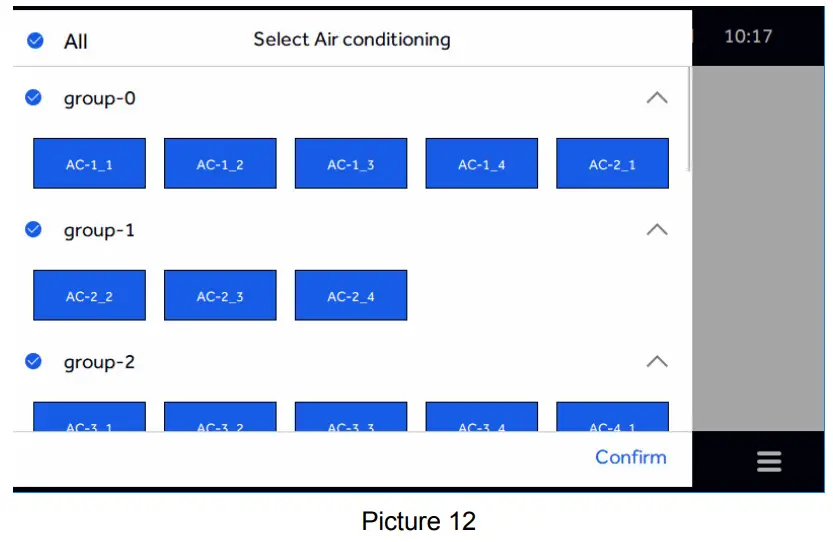 Airwell RWV09 Central Controller - Figure 15