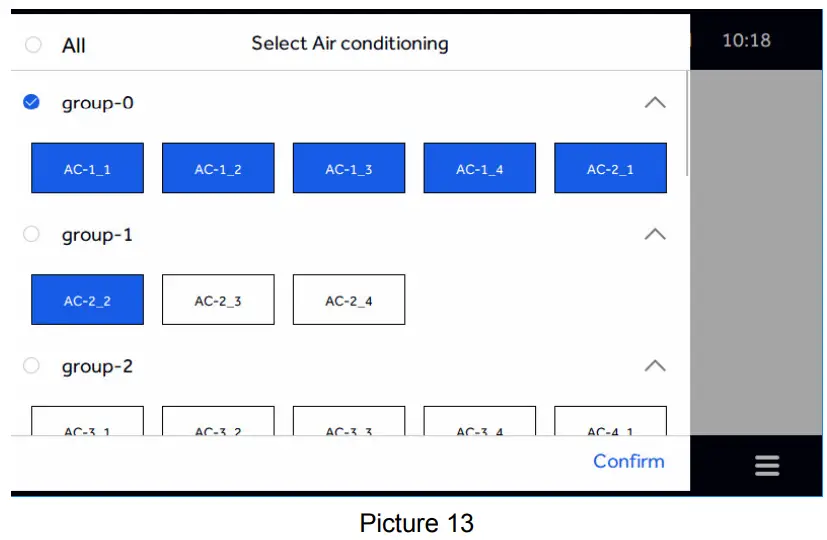Airwell RWV09 Central Controller - Figure 16