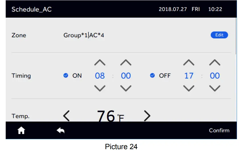 Airwell RWV09 Central Controller - Figure 27