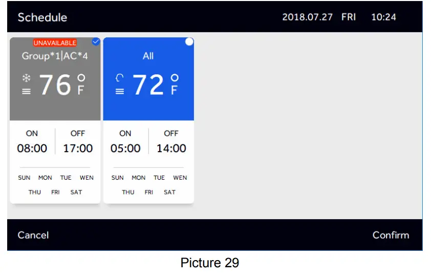 Airwell RWV09 Central Controller - Figure 32