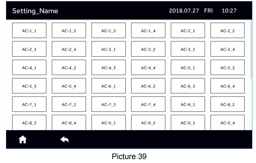 Airwell RWV09 Central Controller - Figure 42