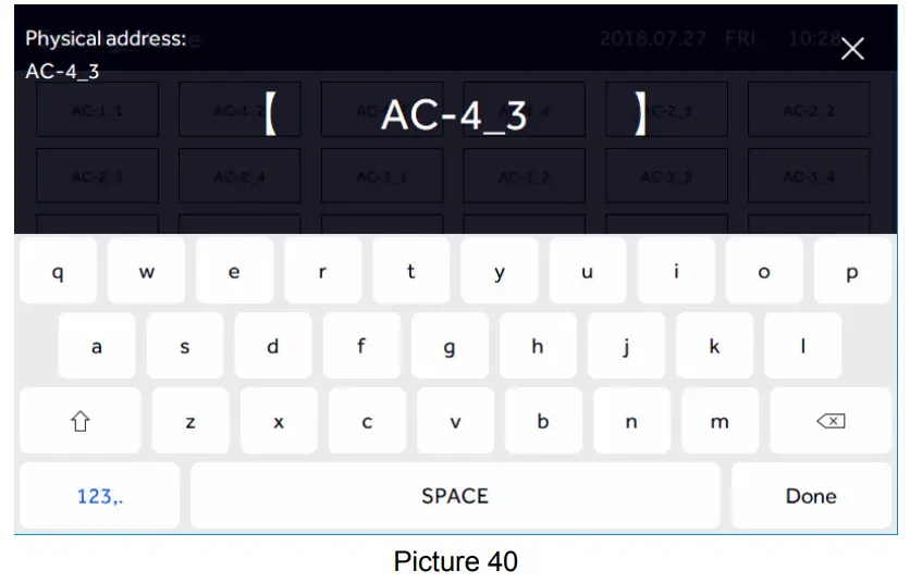 Airwell RWV09 Central Controller - Figure 43