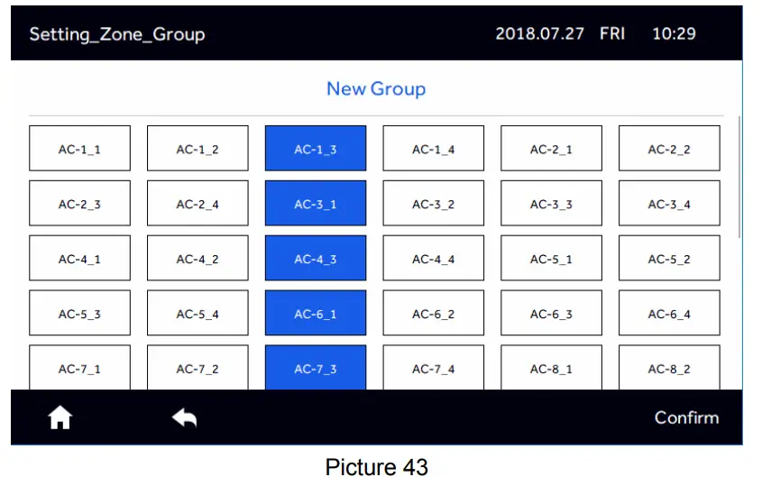 Airwell RWV09 Central Controller - Figure 46