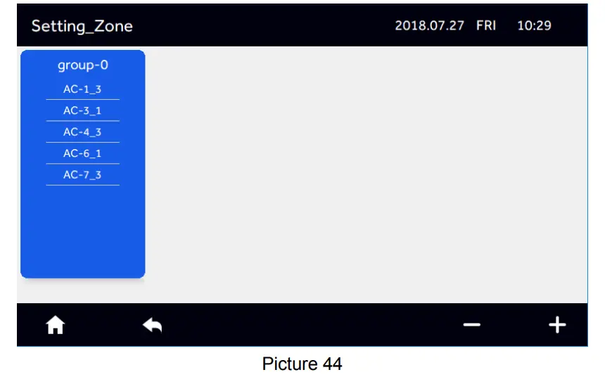 Airwell RWV09 Central Controller - Figure 47