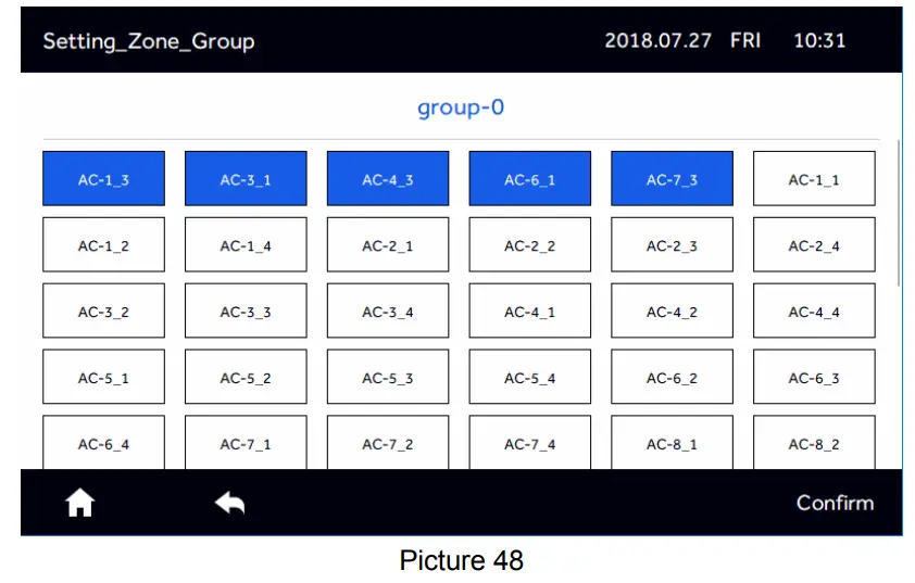 Airwell RWV09 Central Controller - Figure 51