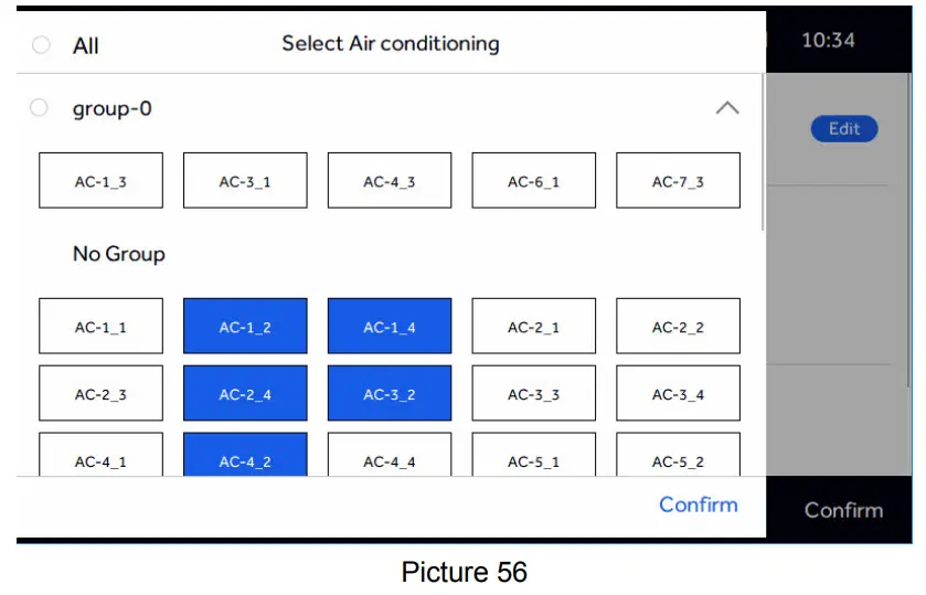 Airwell RWV09 Central Controller - Figure 59