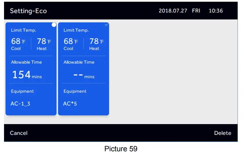 Airwell RWV09 Central Controller - Figure 62