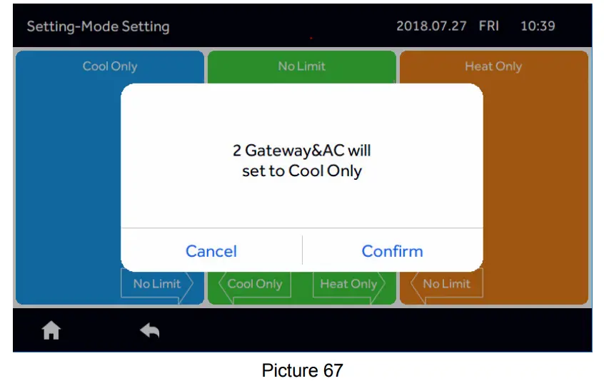 Airwell RWV09 Central Controller - Figure 70