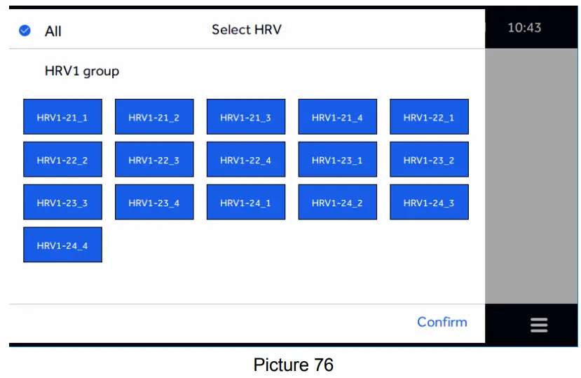 Airwell RWV09 Central Controller - Figure 79