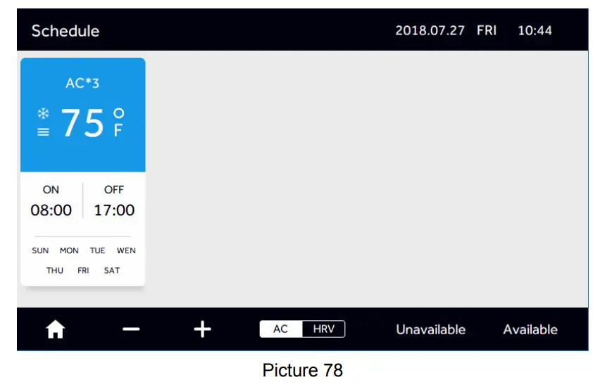 Airwell RWV09 Central Controller - Figure 81