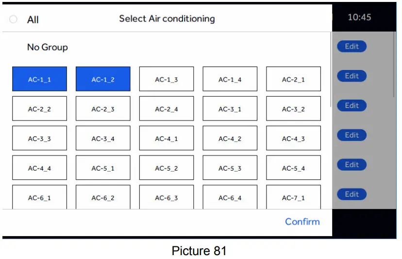Airwell RWV09 Central Controller - Figure 84