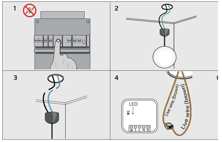Trust ZCM-1800 ZIGBEE Smart Build-In Switch 2