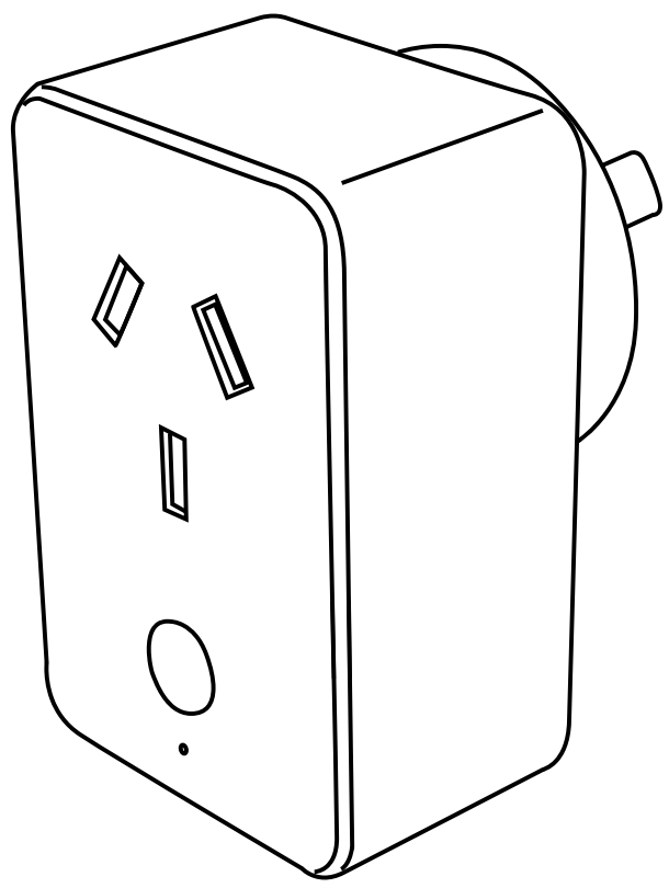 CONNECT CSH-PLGPM-001 Smart WI Fi Plug