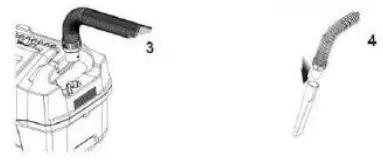 Graphite 58GE105 Taller Vacuum Cleaner B2