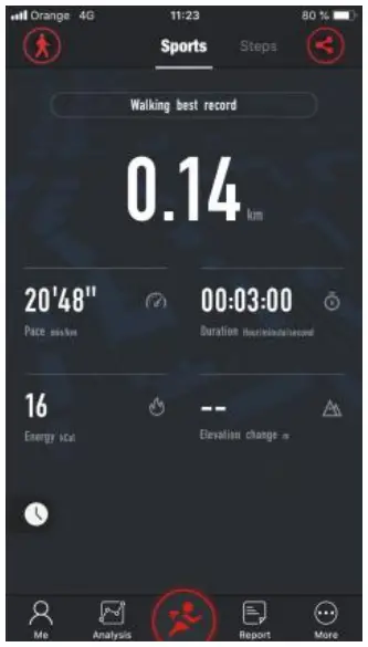 CALYPSO K8500 Fitness Tracker Watch --- Sports