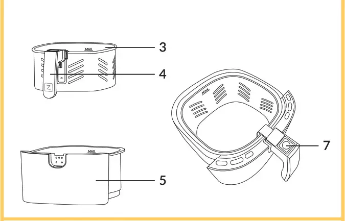 ZEEGMA Knapper Pro Black Air Fryer - Product Overview 2