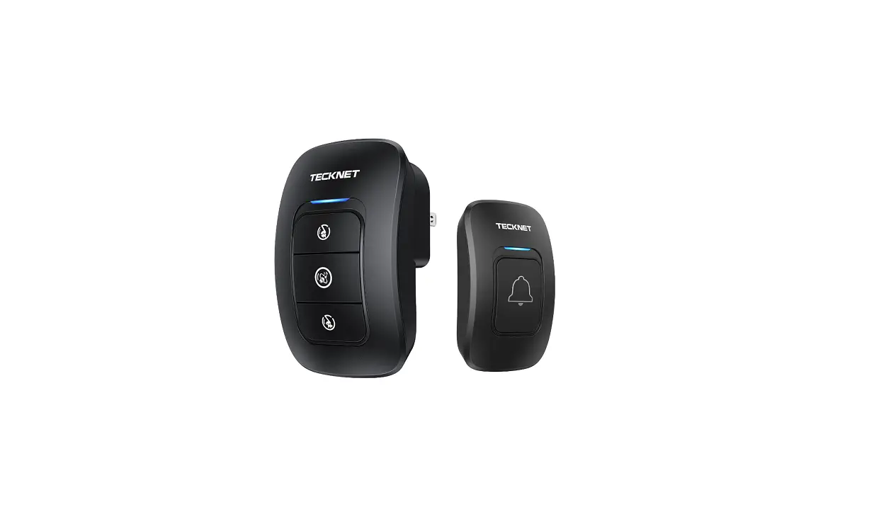 Tecknet Wa658 Waterproof Plug-in Cordless Wireless Doorbell User Guide