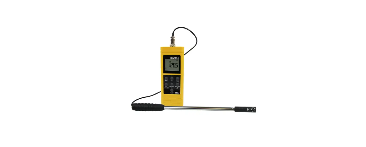 Uei Dafm4 Digital Air Flow Meter Instruction Manual
