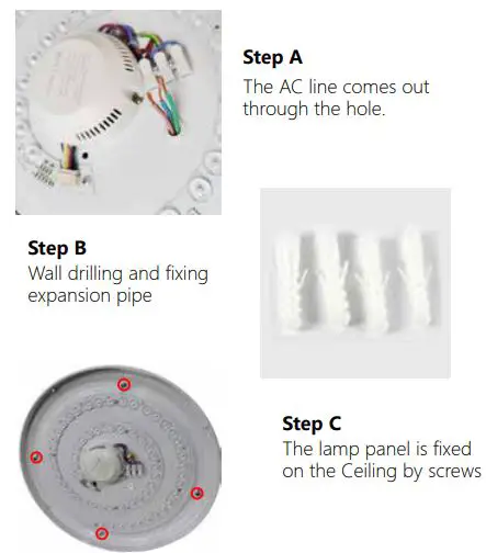 Smart Ceiling Light - Screw Installation