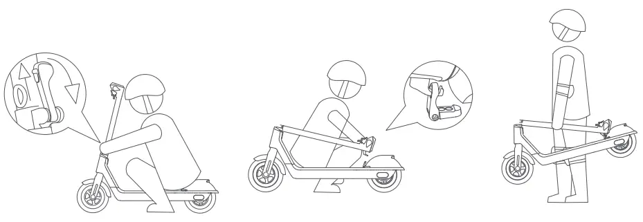 G force GF S5 G US S5 Electric Scooter-Carrying