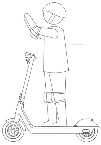 G force GF S5 G US S5 Electric Scooter-handlebar