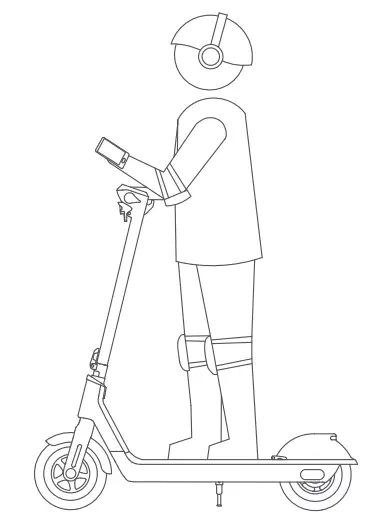 G force GF S5 G US S5 Electric Scooter-while