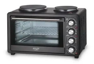 ADLER AD 6020 Electric Oven with Heating Plates