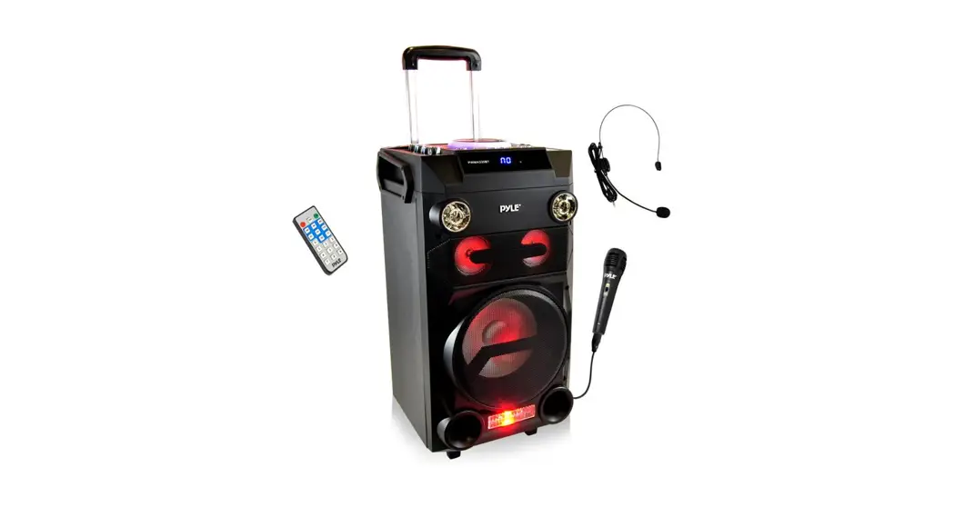 Pyle Pwma335bt.5 Portable Wireless Bt Karaoke Speaker System User Manual