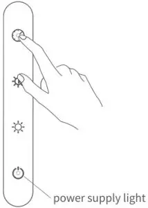 MEDIACOUS ME-FL01 LED Floor Lamp - key operation 3