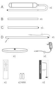 MEDIACOUS ME-FL01 LED Floor Lamp - package included