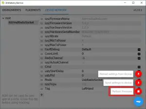 Alt ACHA0SOCKET Universal Radio Socket -Reflash firmware button