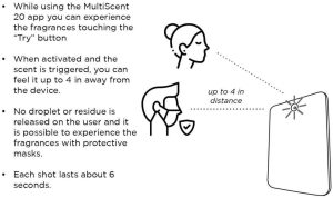 FIG 11 Trying the fragrances in the MultiScent 20