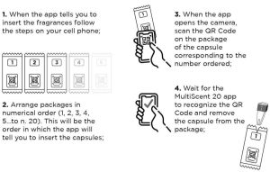 FIG 7 Inserting the fragrances in your MultiScent