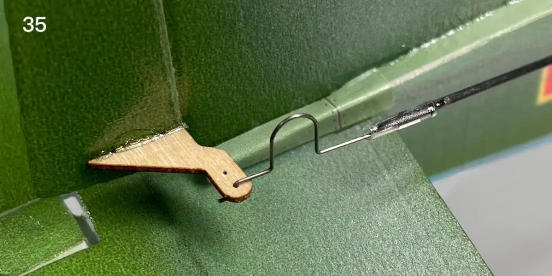 a close up of a green knife