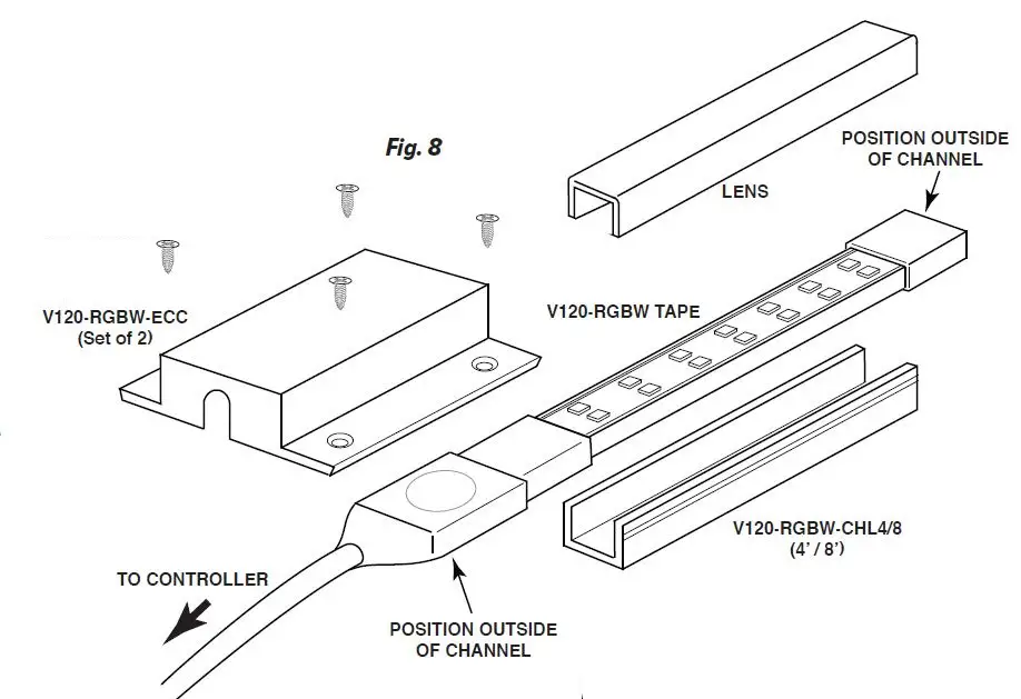 GM Lighting SHWC-V120-RGBW Smart Wi-Fi Light Controller Fig10