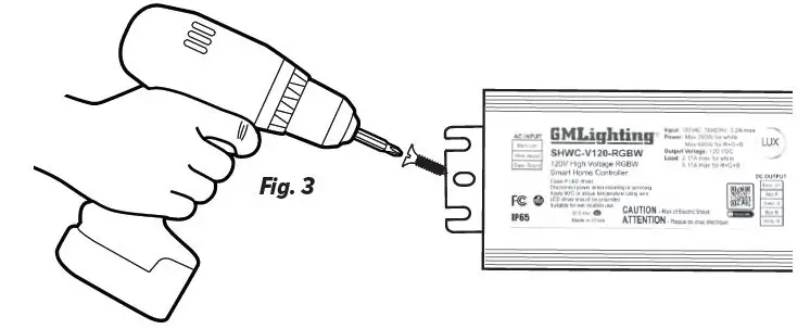 GM Lighting SHWC-V120-RGBW Smart Wi-Fi Light Controller Fig5
