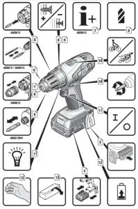 Fein ABSU12C Cordless Drill without Battery - 1