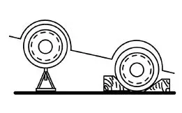 Clarke CAX3TAB Aluminium Axle Stands Pair FIG 5