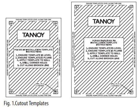 TANNOY PCI 5DC IW Premium 5 Dual Concentric In-Wall Loudspeaker User Guide - Fig. 1