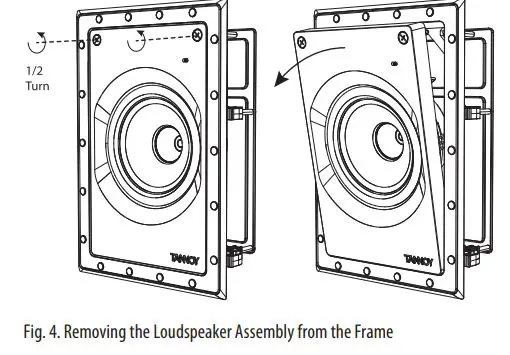 TANNOY PCI 5DC IW Premium 5 Dual Concentric In-Wall Loudspeaker User Guide - Fig. 4