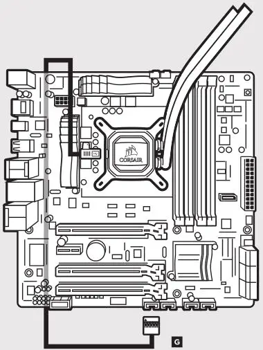 CORSAIR Hydro - Connect Pump to USB Header