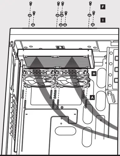 CORSAIR Hydro - Install the Fans and Radiator