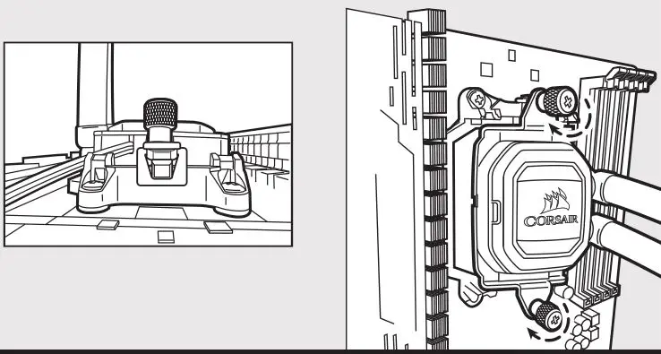 CORSAIR Hydro - Install the Pump Unit